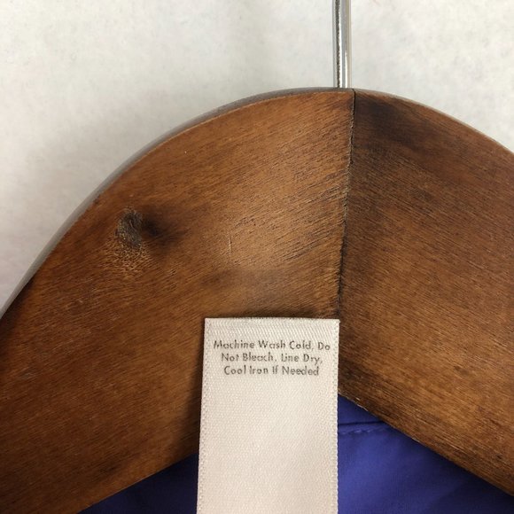 Lucy Women's Size Large Purple Long Sleeve Button Down Shirt Collared - Picture 9 of 10